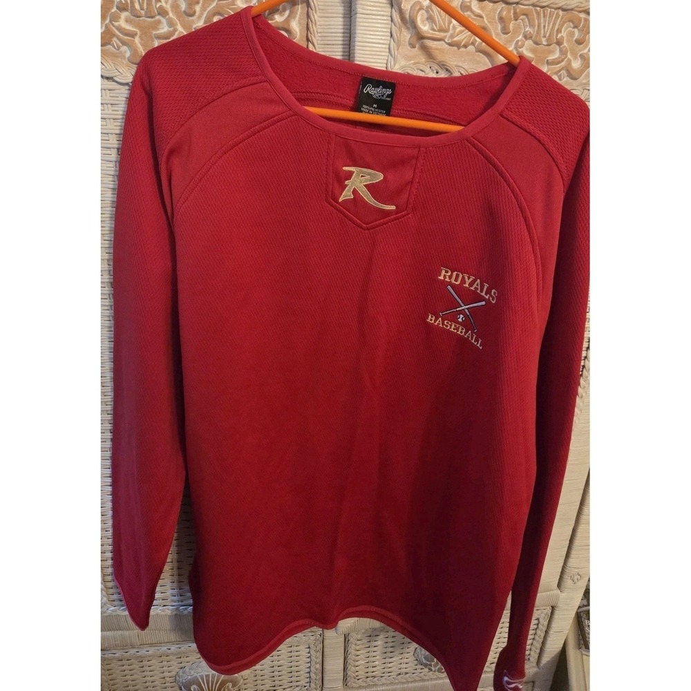 Rawlings Long Sleeve Warmup Batting Shirt Lightly Lined - Medium Never Worn